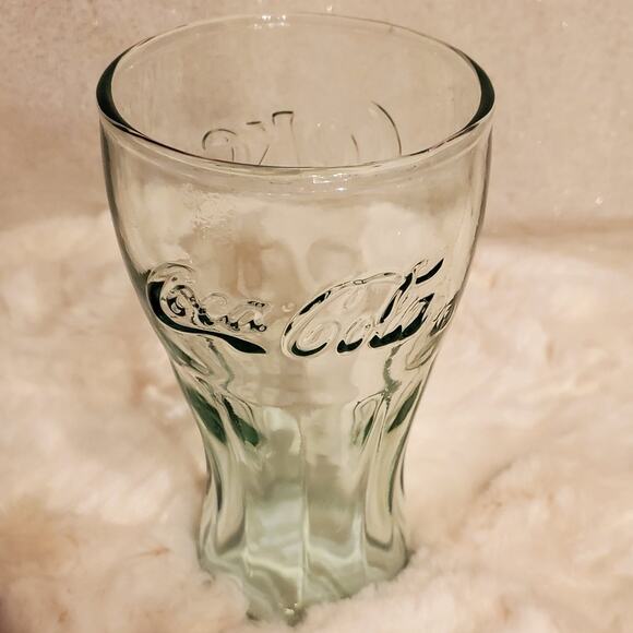 Libbey Coca-Cola Coke Green Tint Mini Drinkware Set of 5 Glasses Tumbler 6.25 OZ - Picture 7 of 7